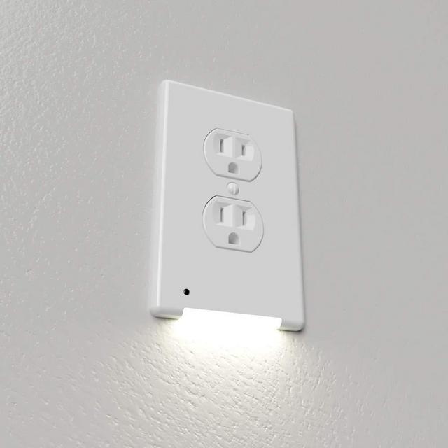 Westek LCR-CCDO-W LumiCover Core Classic Nightlight Wallplate, Single Gang, White
