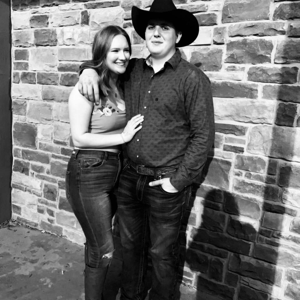 A friend took our picture after a fun night of dancing!