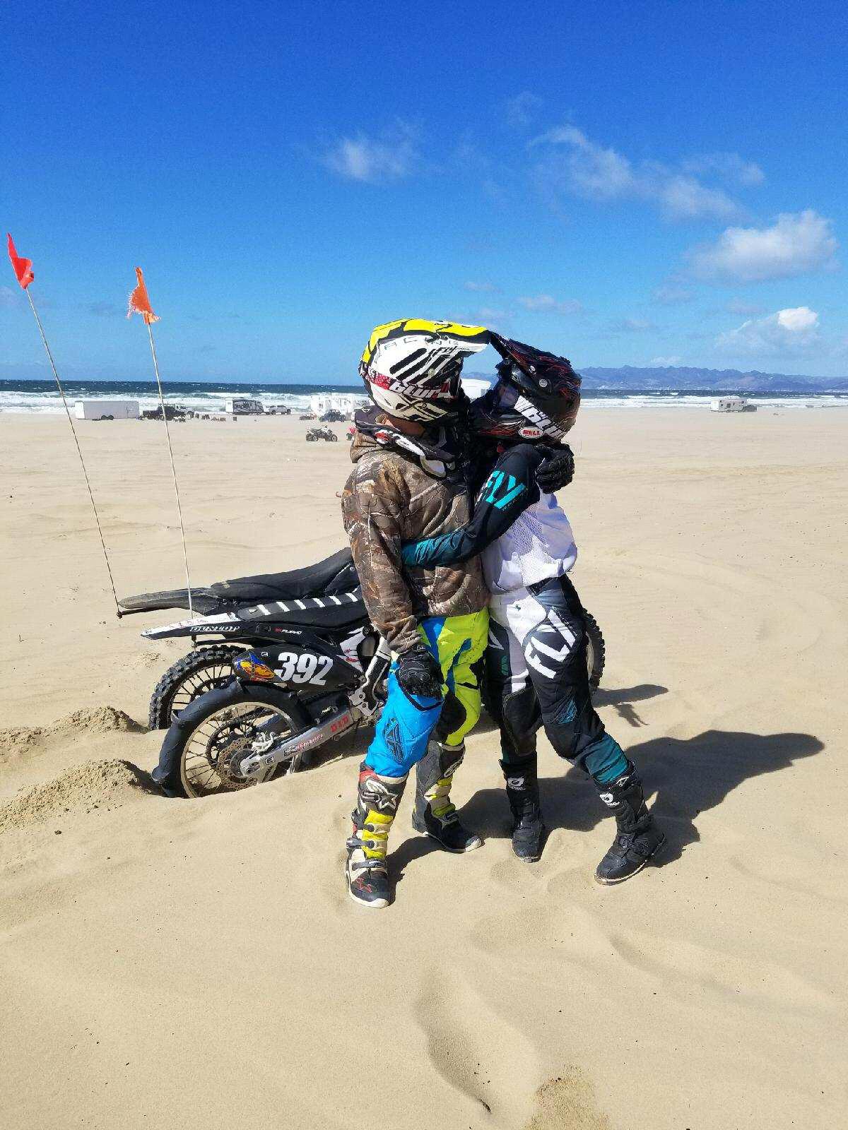 Dirt biking in Pismo