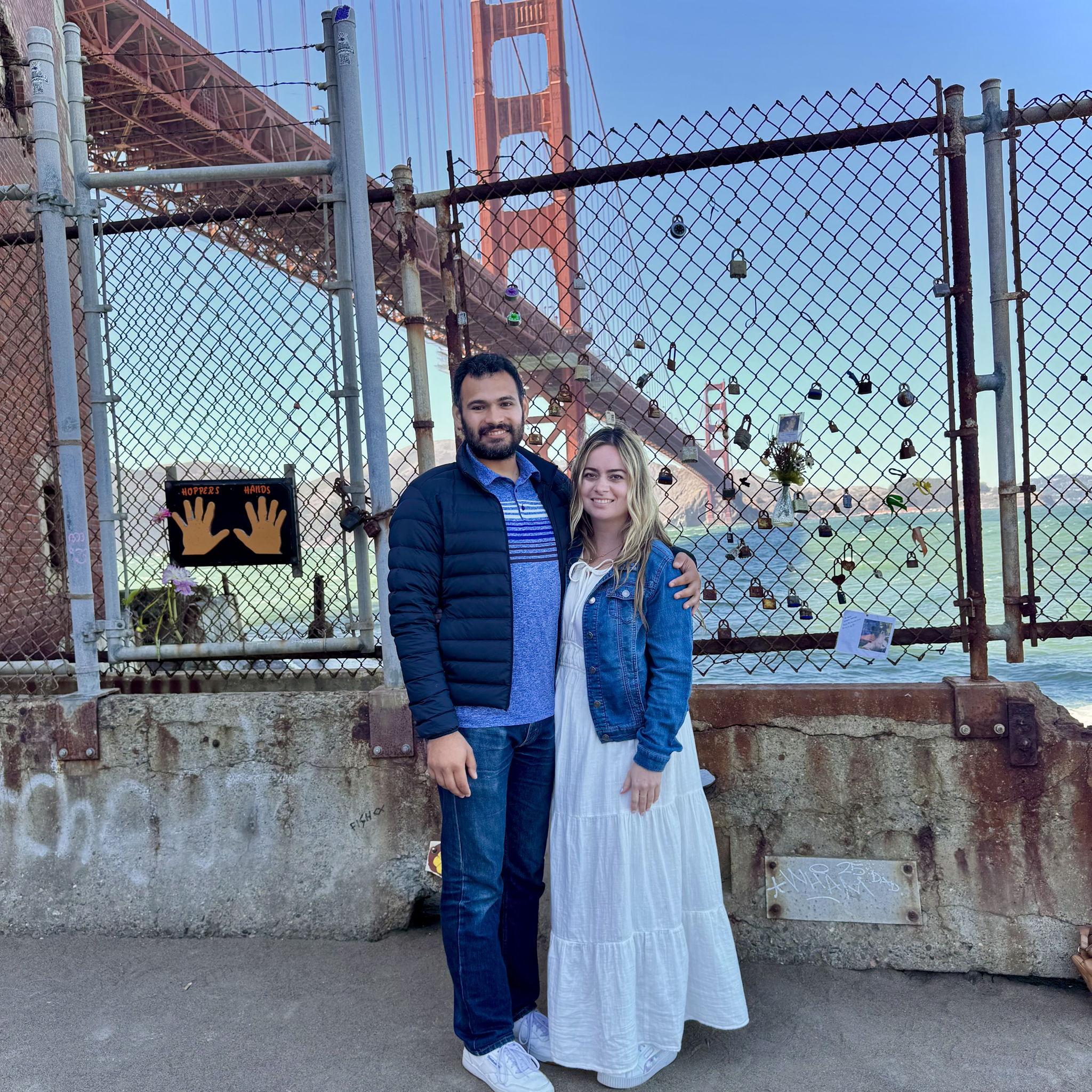 Exploring San Francisco together! One of the highlights was riding scooters from China Town to Golden Gate Park!