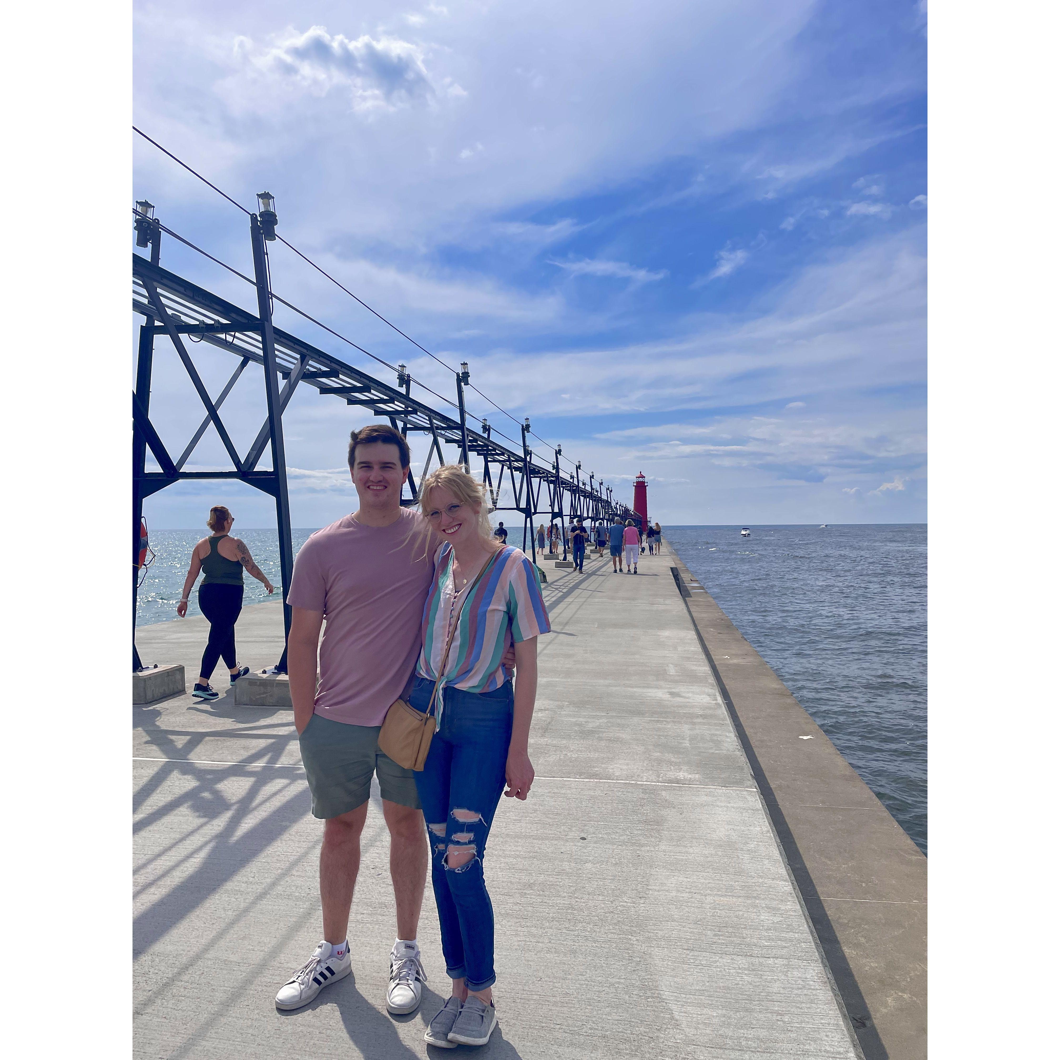 Quentin's first time in Michigan with Kailee. August 20th, 2022