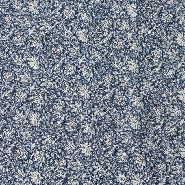 Floral Lace Linen Navy Napkin (Set of 4)