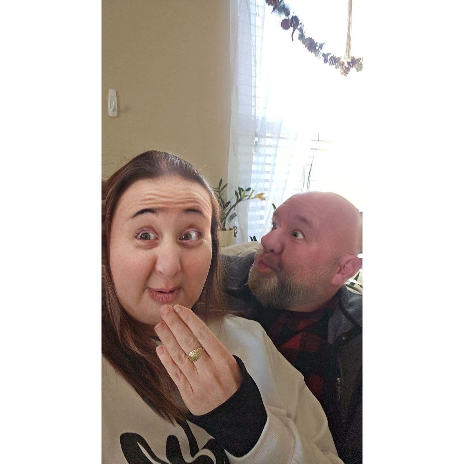 Ooohwee....getting married. This photo almost made it on our save the dates. ha!