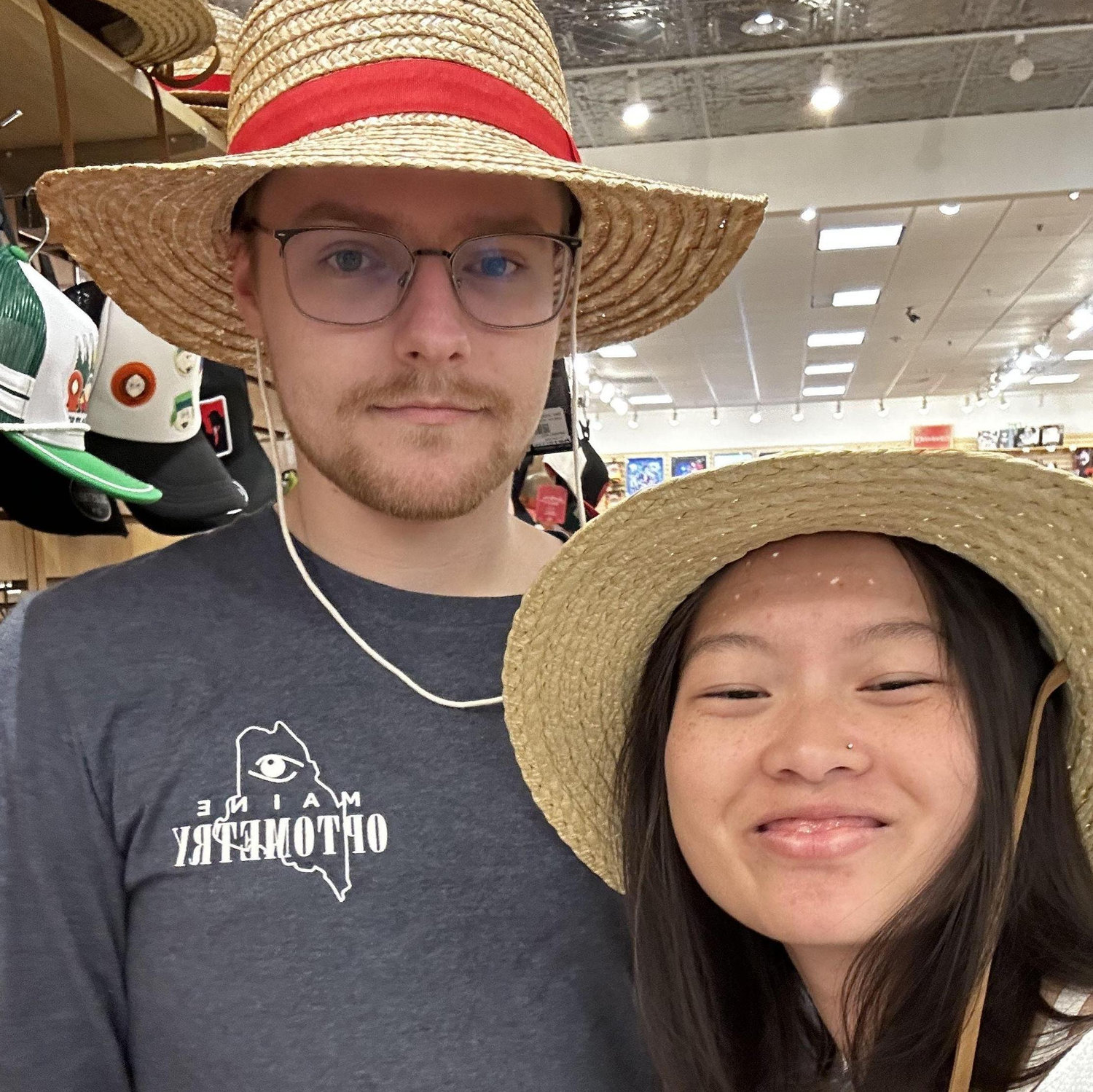 Nick is still trying to convince Leigh to watch One Piece