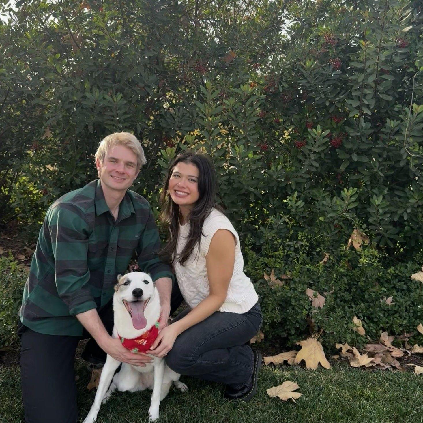 Holiday pictures with our Penny