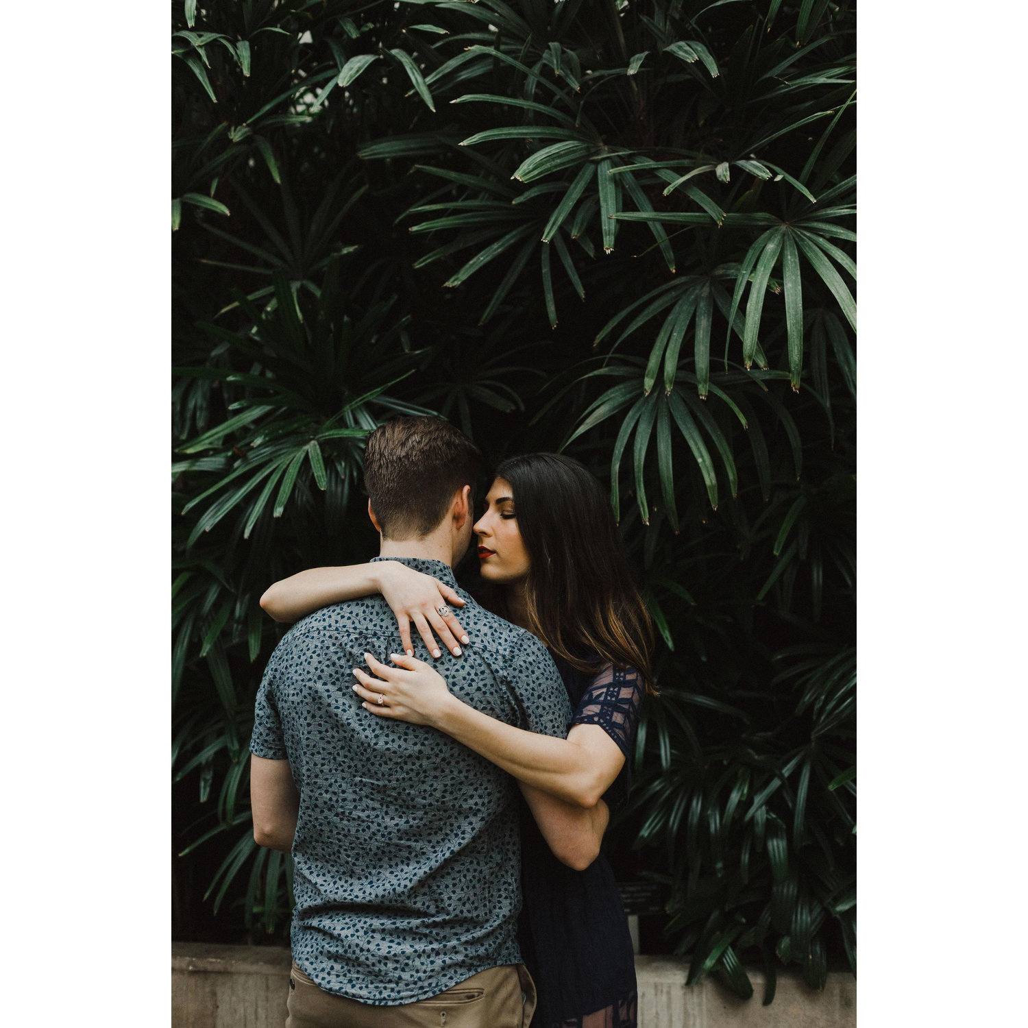 whispering sweet nothings... or smelling Ben's ear. You'll never know.
