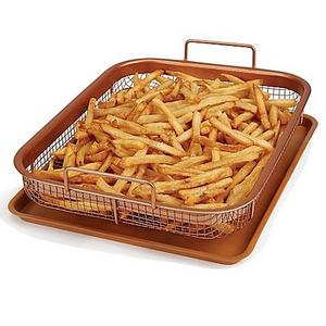 As Seen on TV - Copper Chef™ Copper Crisper and 2-Piece Oven Pan Set