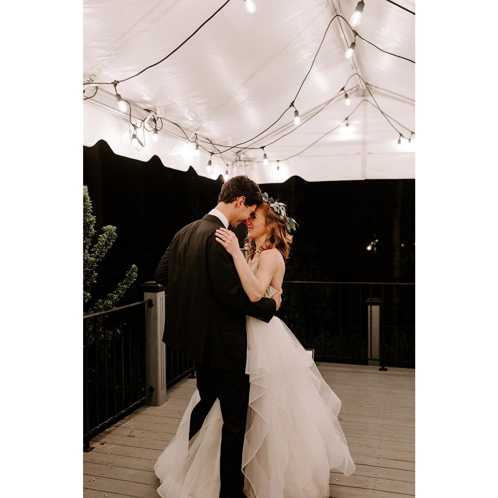 Our first dance.