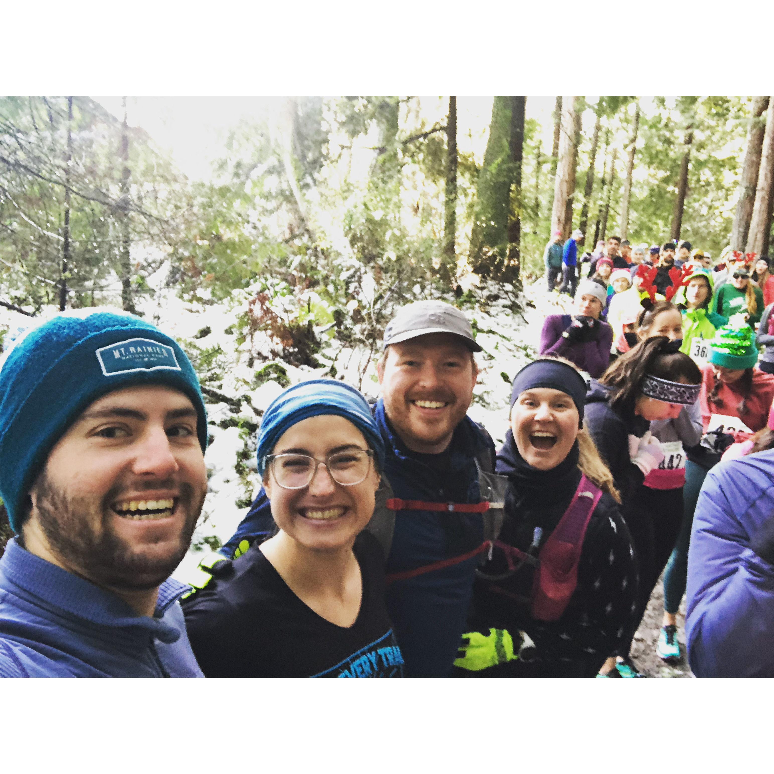 Running races with friends