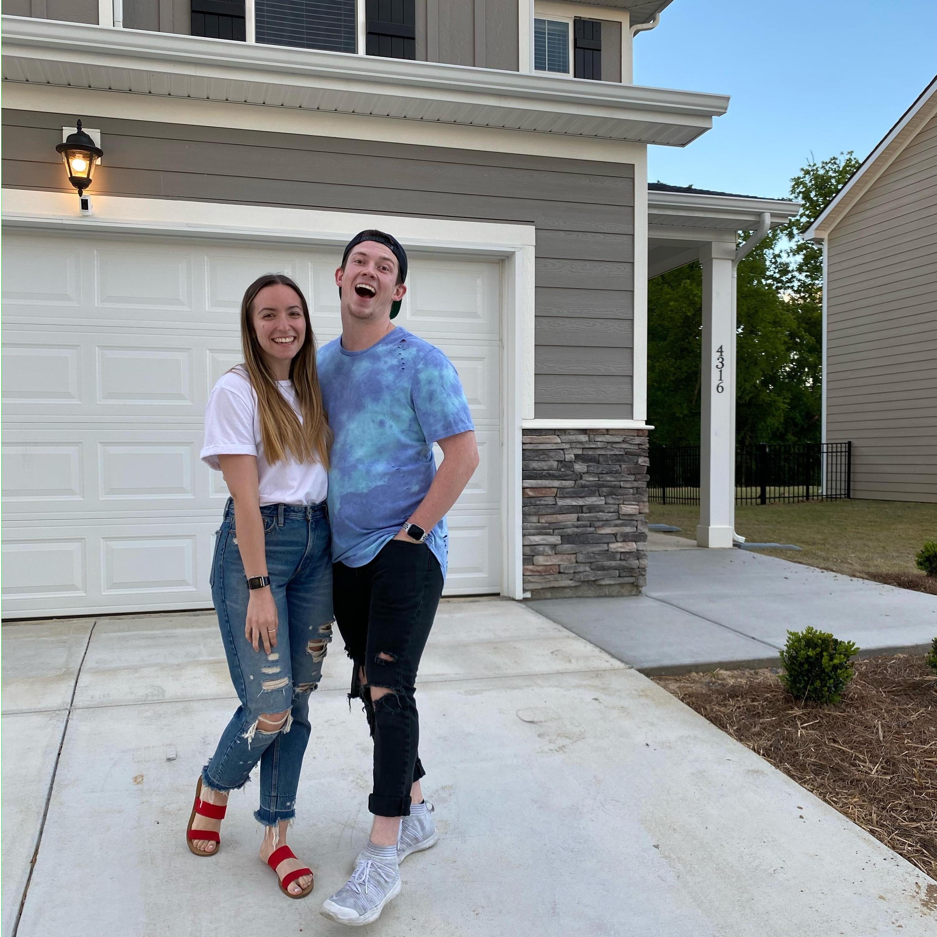 Our first home together