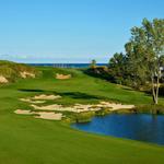 Hit the links at Harbor Shores Golf Club