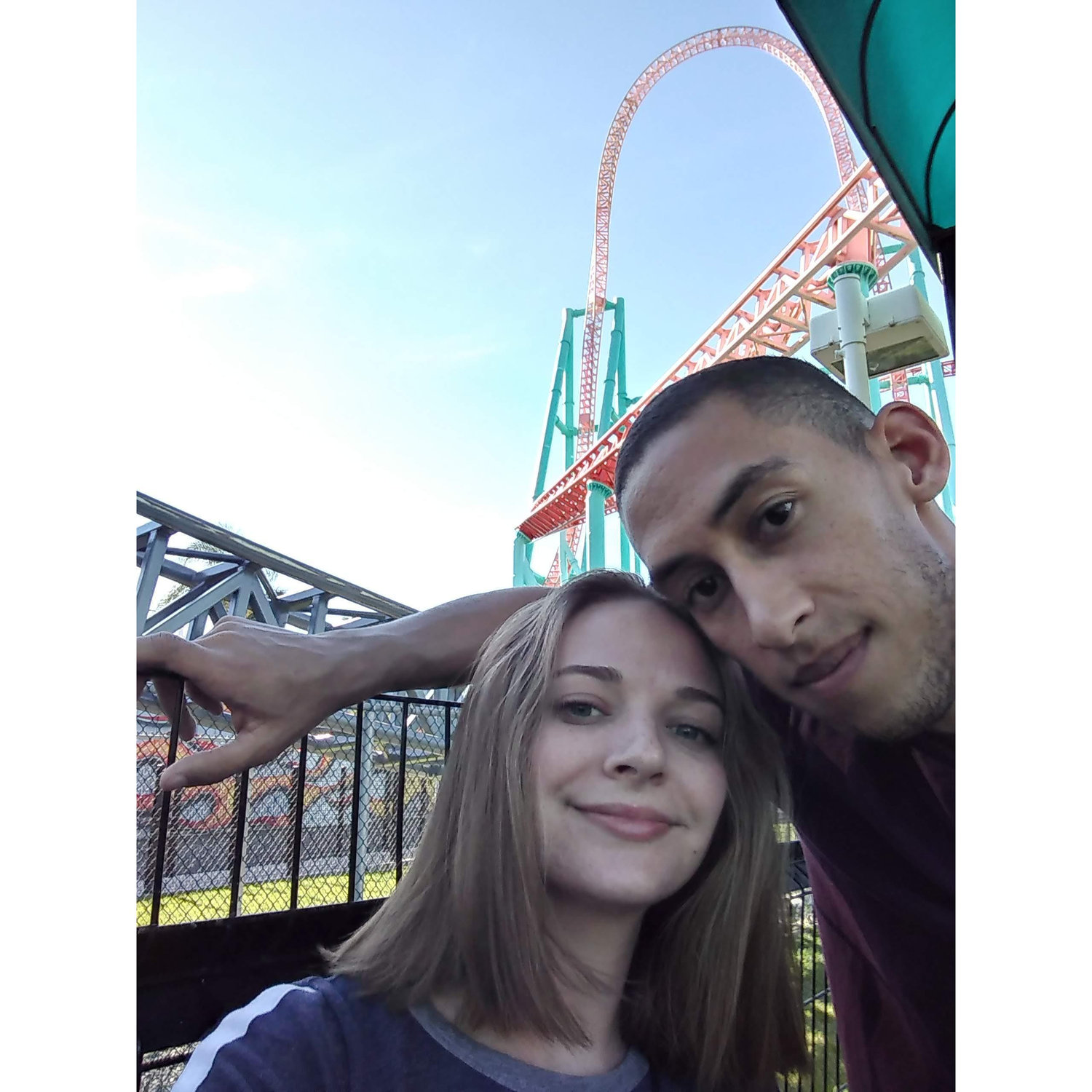 Finally got Ivan on a rollercoaster