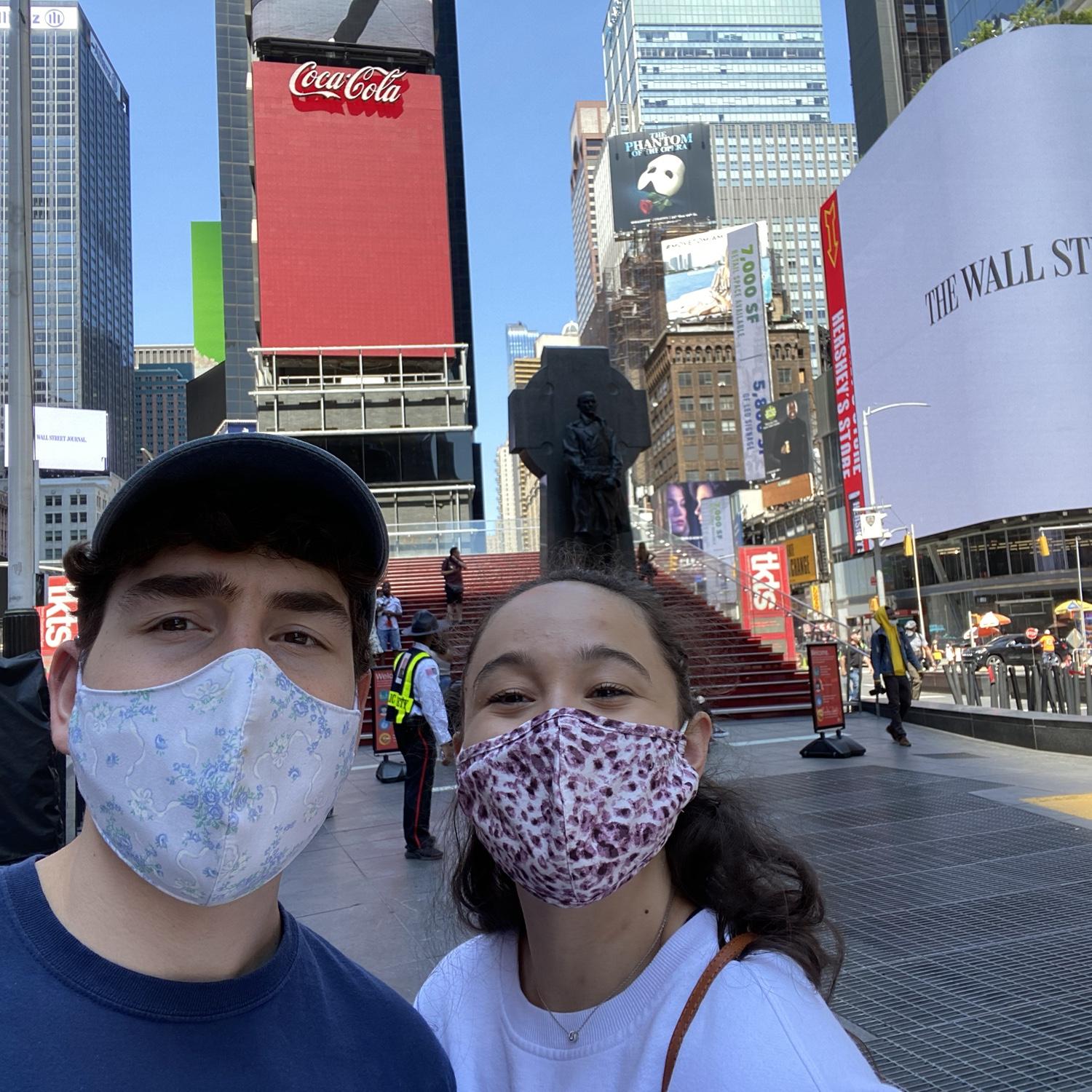 Traveling together for the first time (and last for 4 years)…