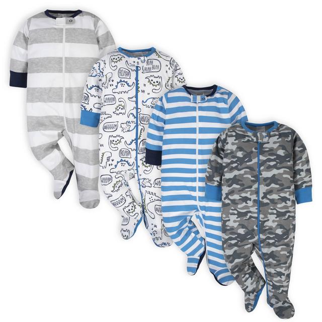 4-Pack Baby Boys Dino Sleep 'n Plays