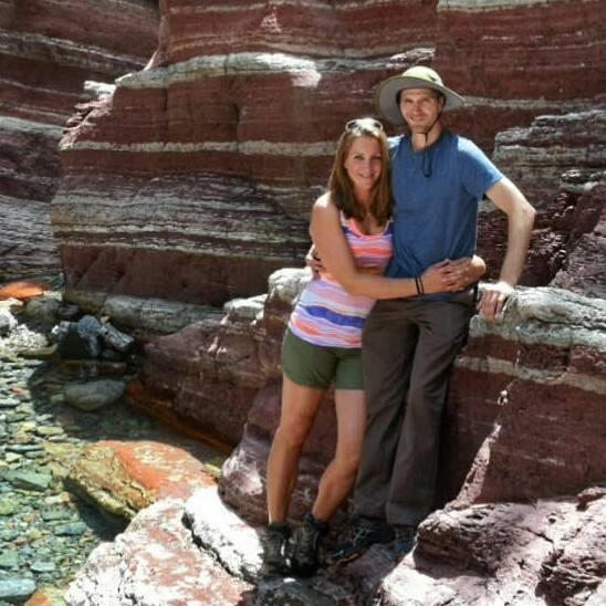 In Redrocks Canyon in Waterton Lakes National Park, Canada.