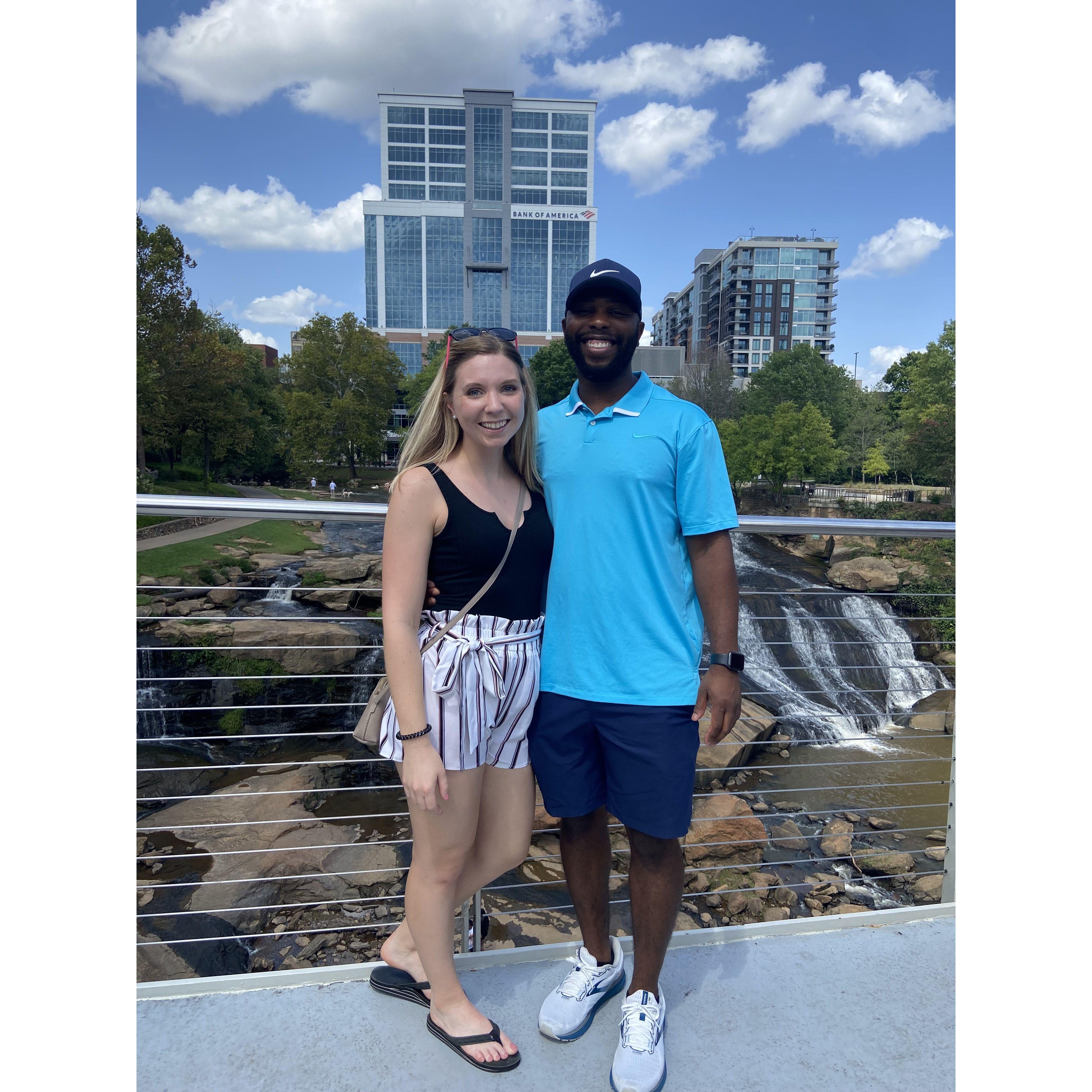 A great time in downtown Greenville, SC!