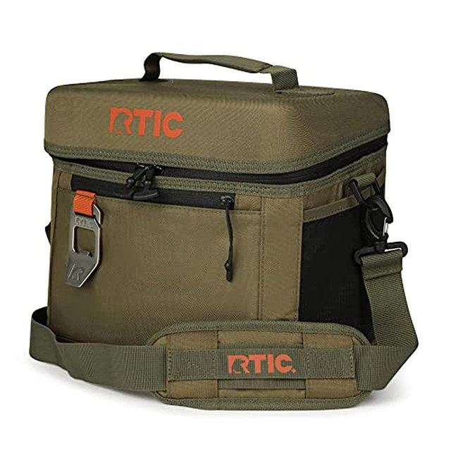 RTIC 15 Can Everyday Cooler, Soft Sided Portable Insulated Cooling for Lunch, Beach, Drink, Beverage, Travel, Camping, Picnic, for Men and Women