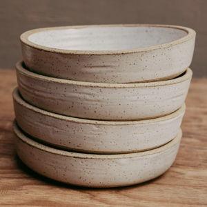 4 Dinner Bowls by TaprootPottery
