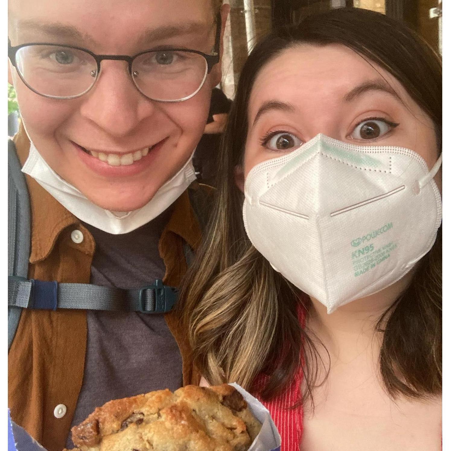 Levain Bakery cookies in New York!