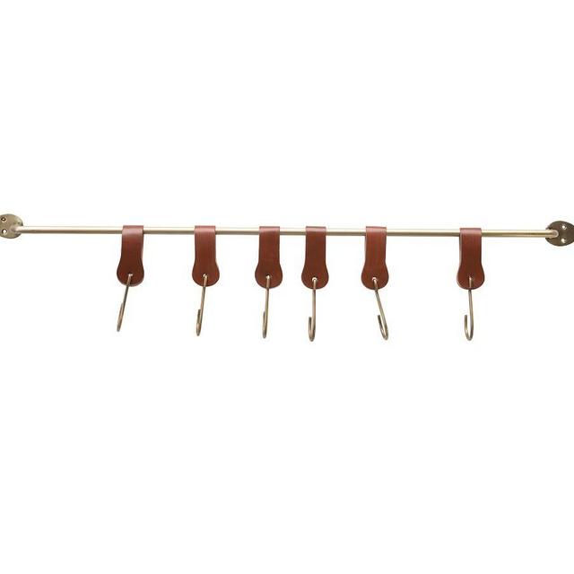 Royce Leather Wall Hook, 6 Piece