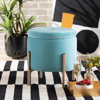 Malina Luxe Storage Ottoman