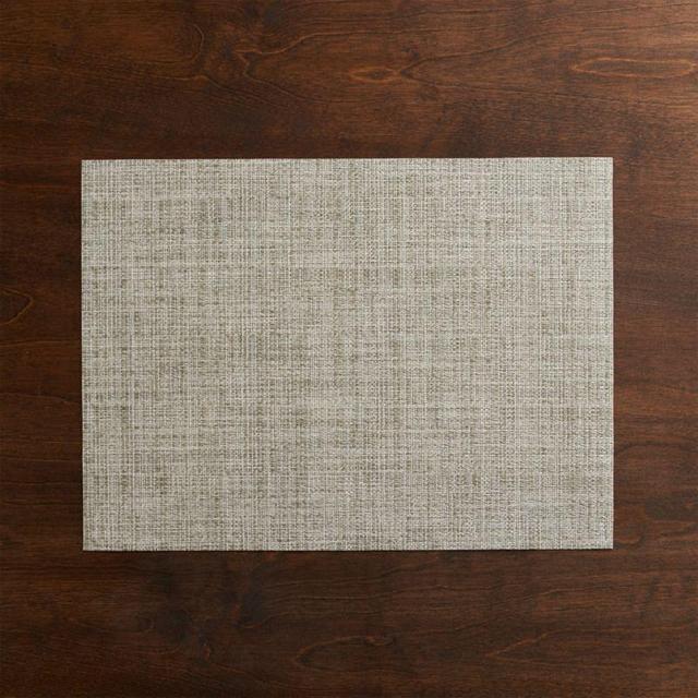 Chilewich ® Crepe Neutral Vinyl Easy Clean Placemat