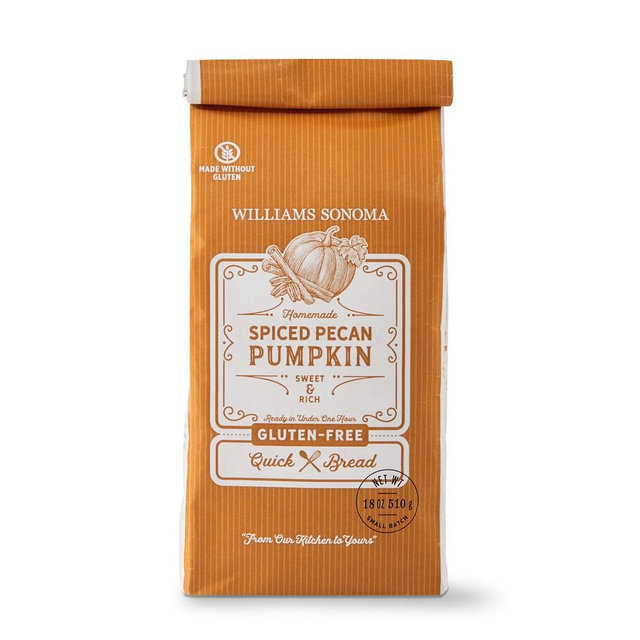 Williams Sonoma Gluten-Free Spiced Pecan Pumpkin Quick Bread Mix