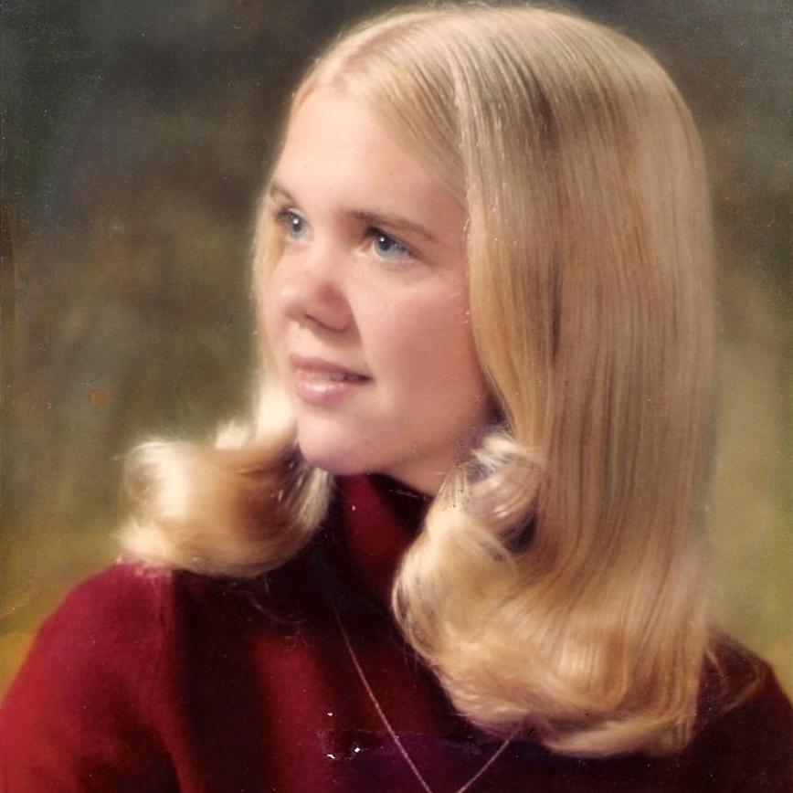 My high school senior photo...the first time Mark ever talked to me was to get this photo!