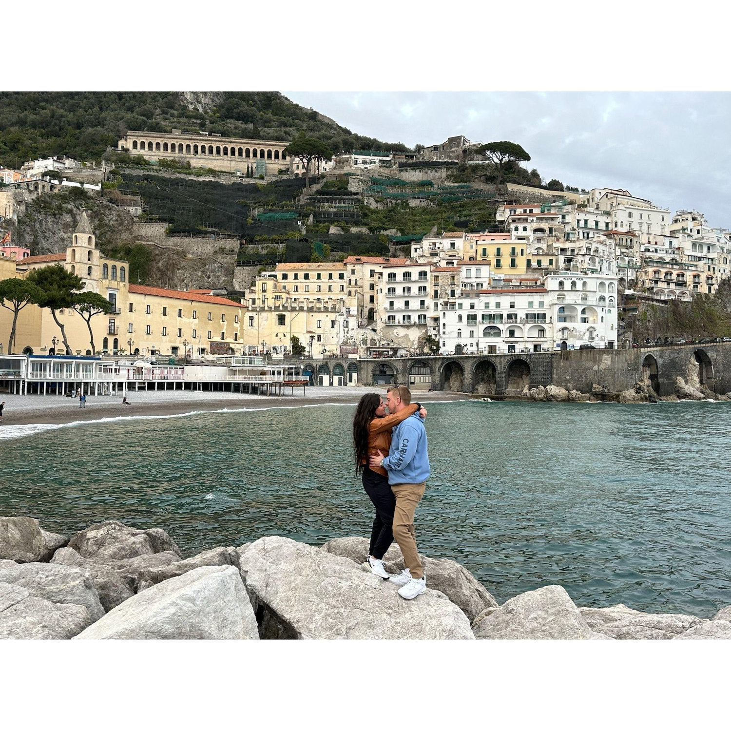 Amalfi town pier