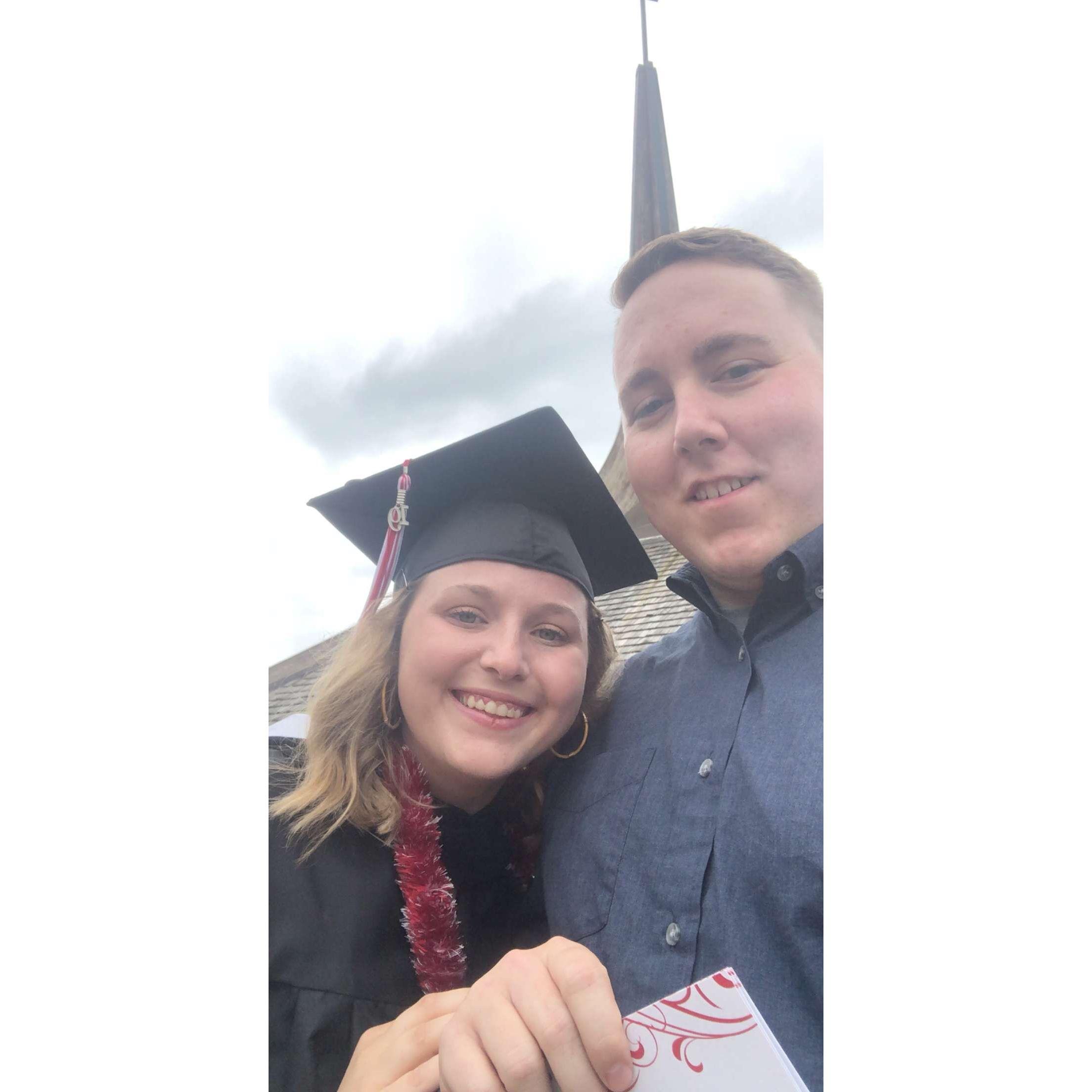 D&E Graduation Day! Congrats Sara!