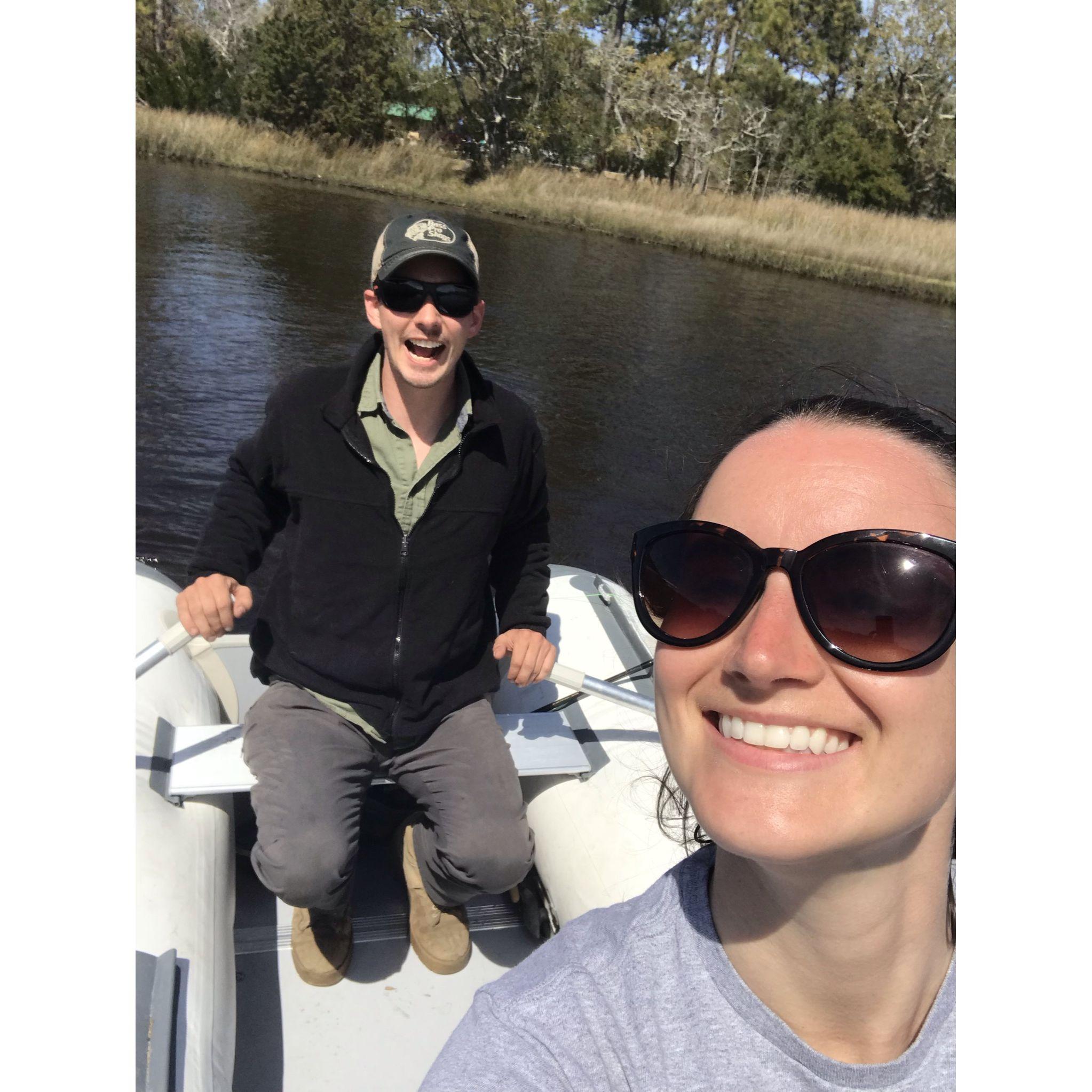 Fishing in North Carolina, road trip 2019