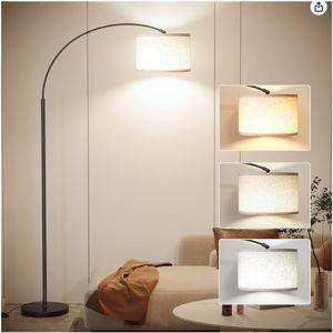 SUNMORY Arc Floor Lamp with 3 Color Temperature, Modern Floor Lamp.