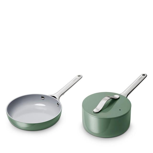 Caraway Nonstick Ceramic Mini Fry Pan & Mini Sauce Pan Set