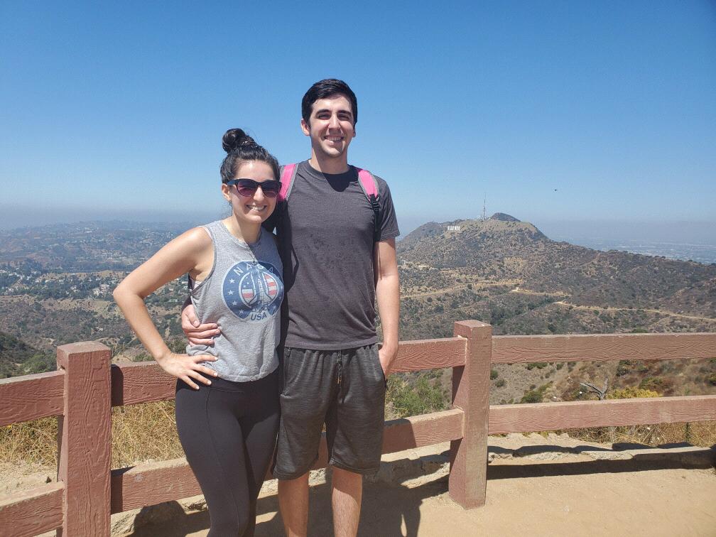 We hiked up to the Hollywood sign on our trip to California in 2019