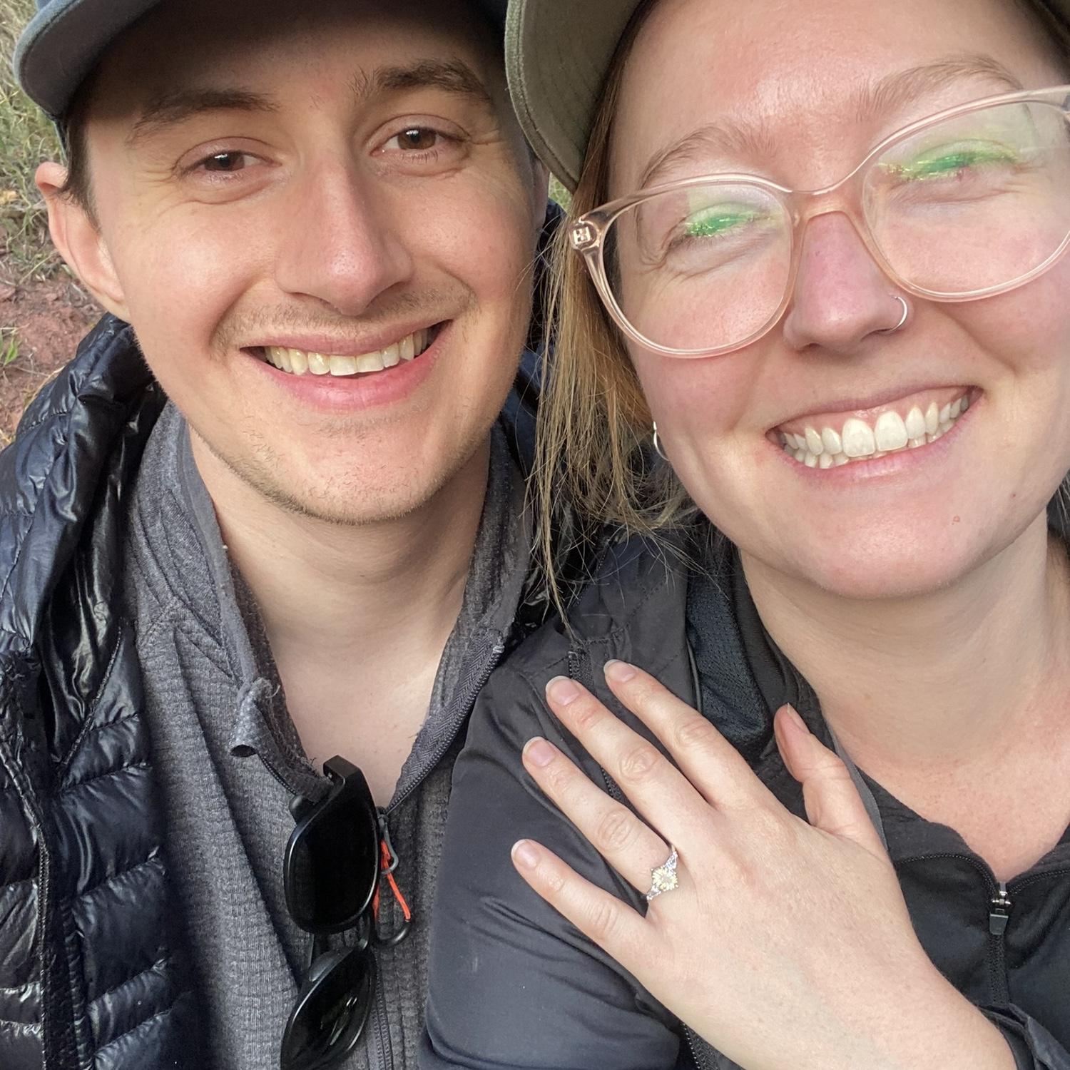 Miles proposed while camping in Breckenridge, September 2024.