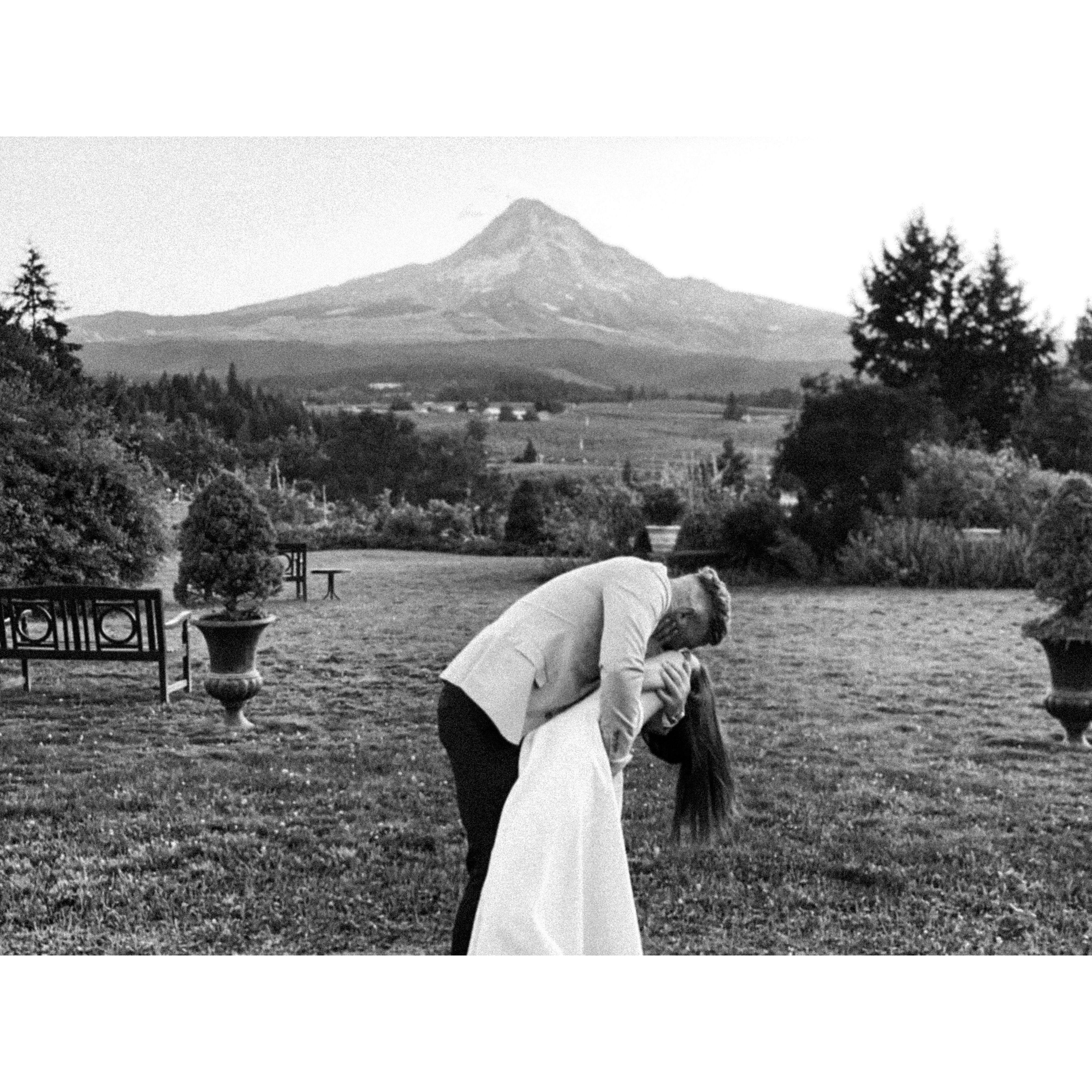 Mt. Hood, OR celebrating Kia & Max's Wedding