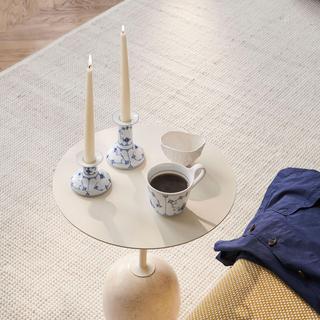 Blue Fluted Plain Candle Holder