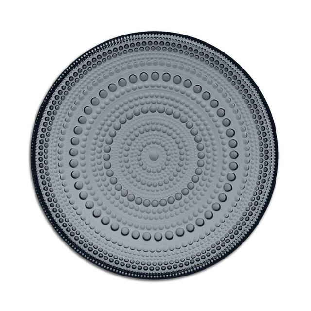 Iittala Kastehelmi Dark Gray Plate, Small