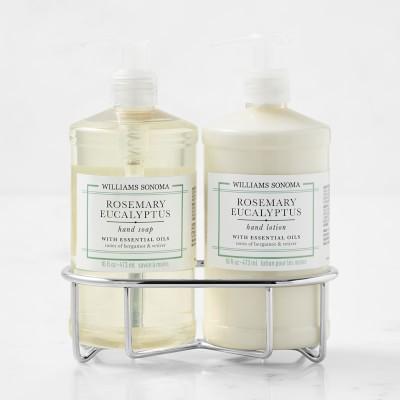 Williams Sonoma Rosemary Eucalyptus Hand Soap & Lotion 3-Piece Set