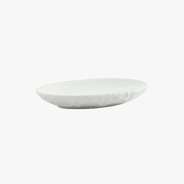 Lavoie Ceramic Soap Dish, White