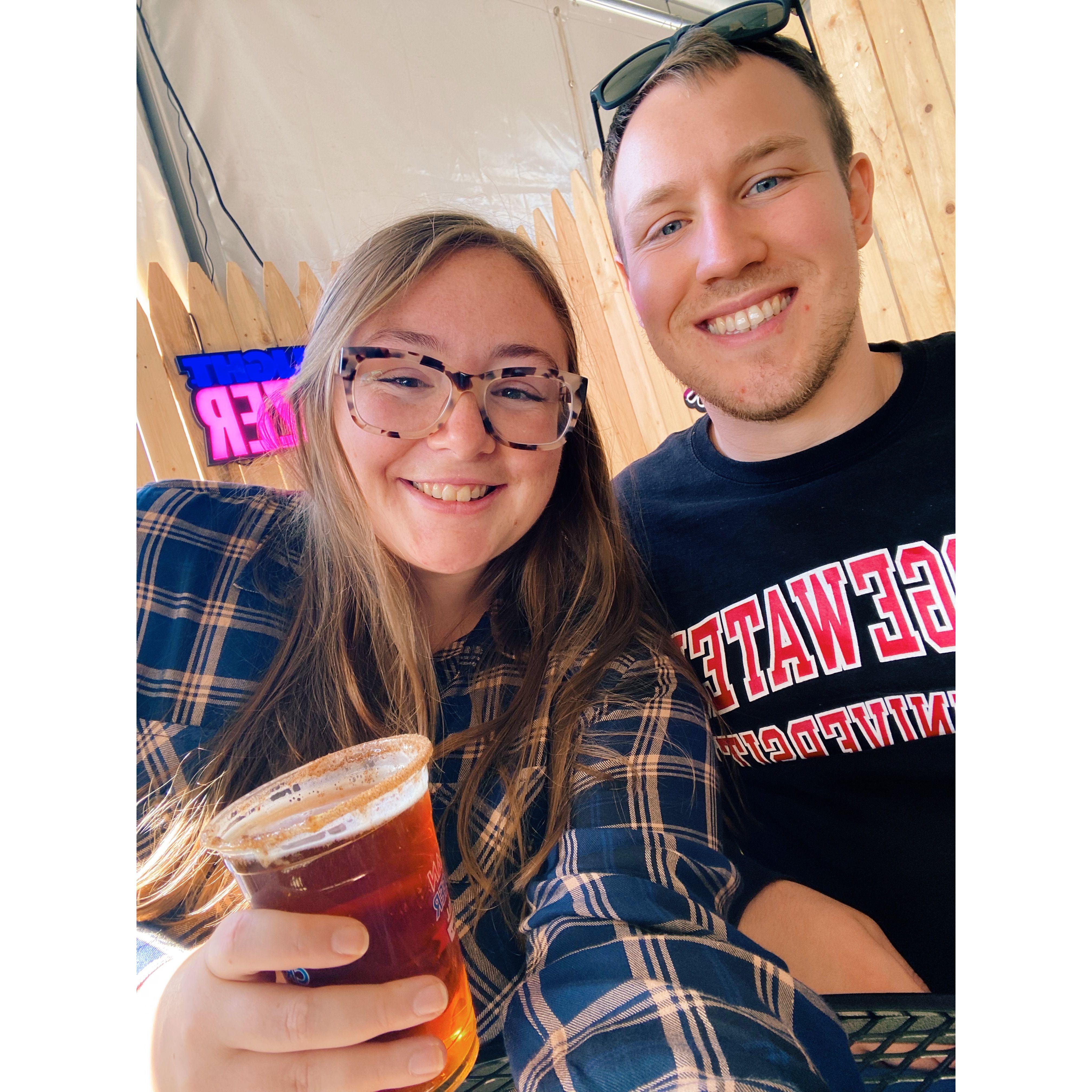 October 2022 - Best time of year for pumpkin beer with sugar rims at the Big E!
