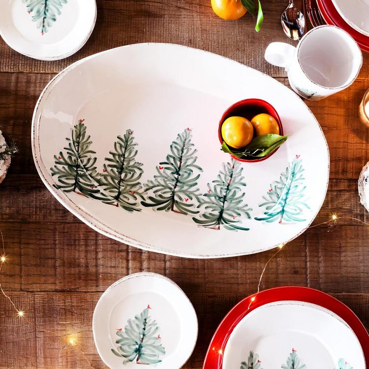 Dinner Plates Vietri Christmas China VIETRI Melamine Lastra