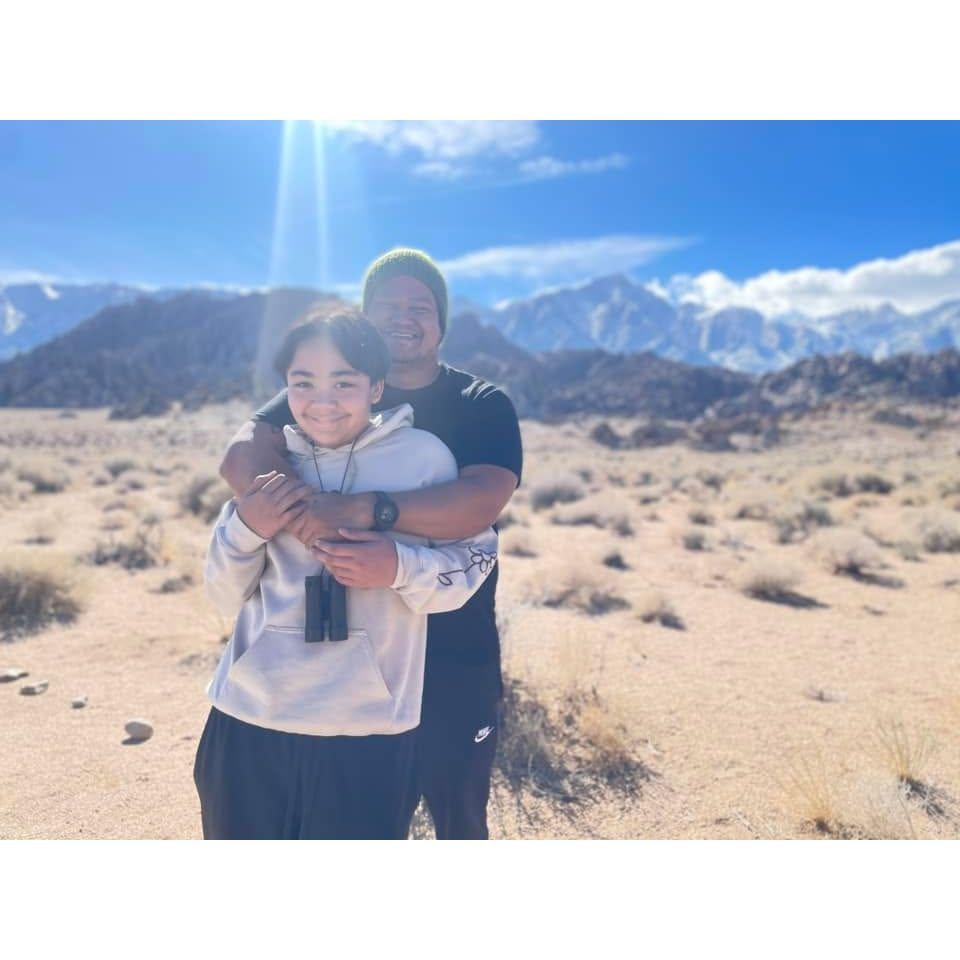 Santiago and Bryant Alabama Hills February 2025