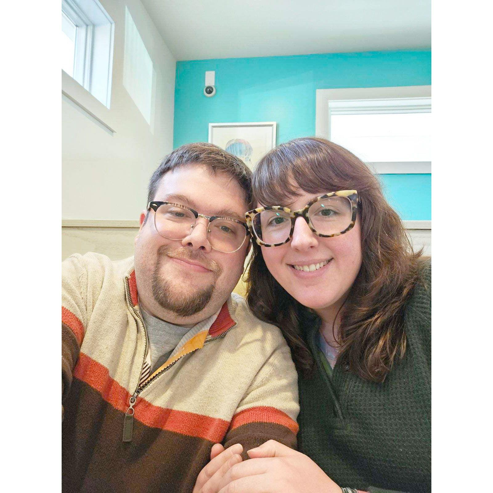 Geri and Phil in Ocean City, Maryland, February 2024.