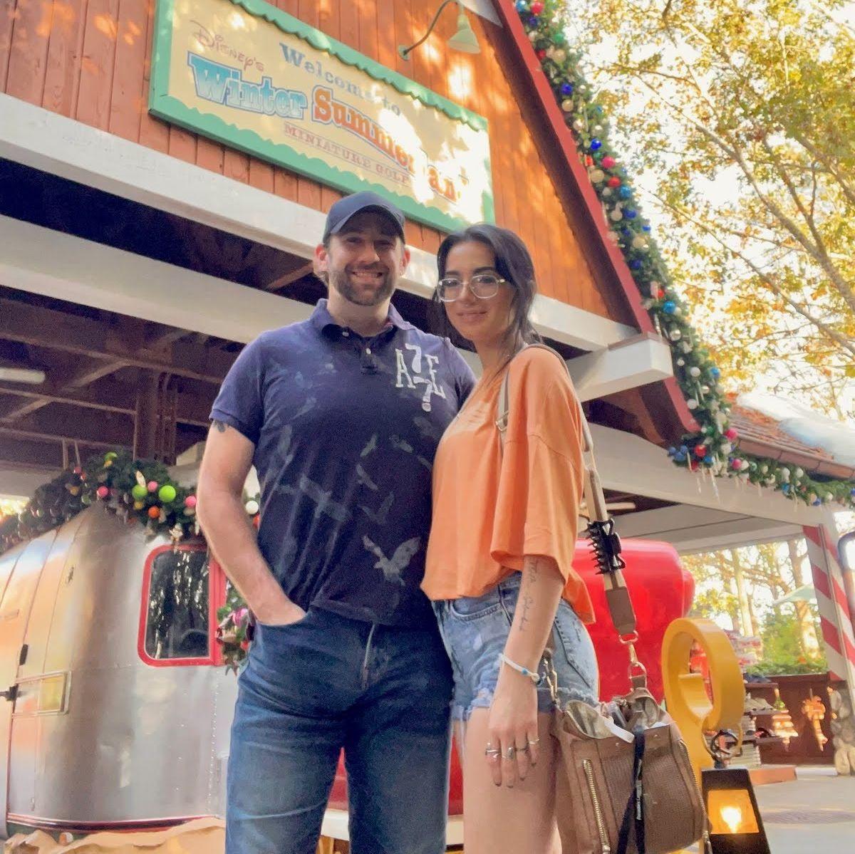 One of our first dates, mini golf at Disney!
December 17th 2021