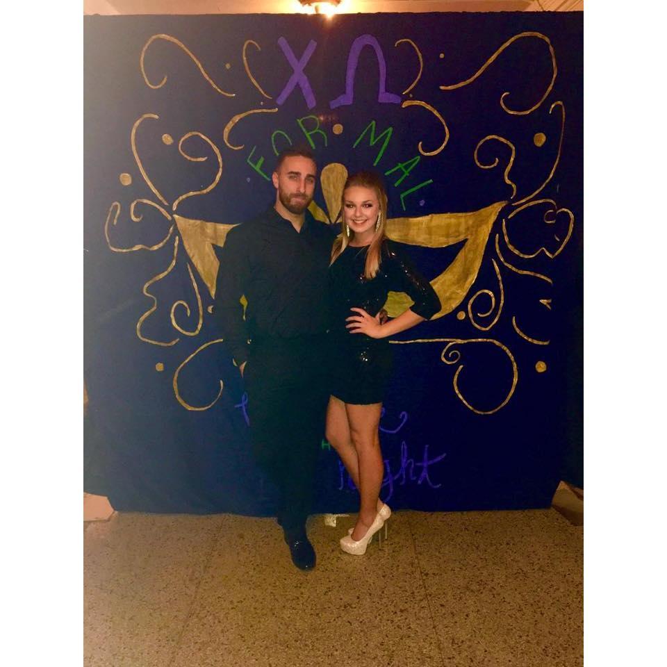 December 2015 - One of many trips Jeremy made to Muncie! This was a formal for Ashlan's sorority that Jeremy drove south for!