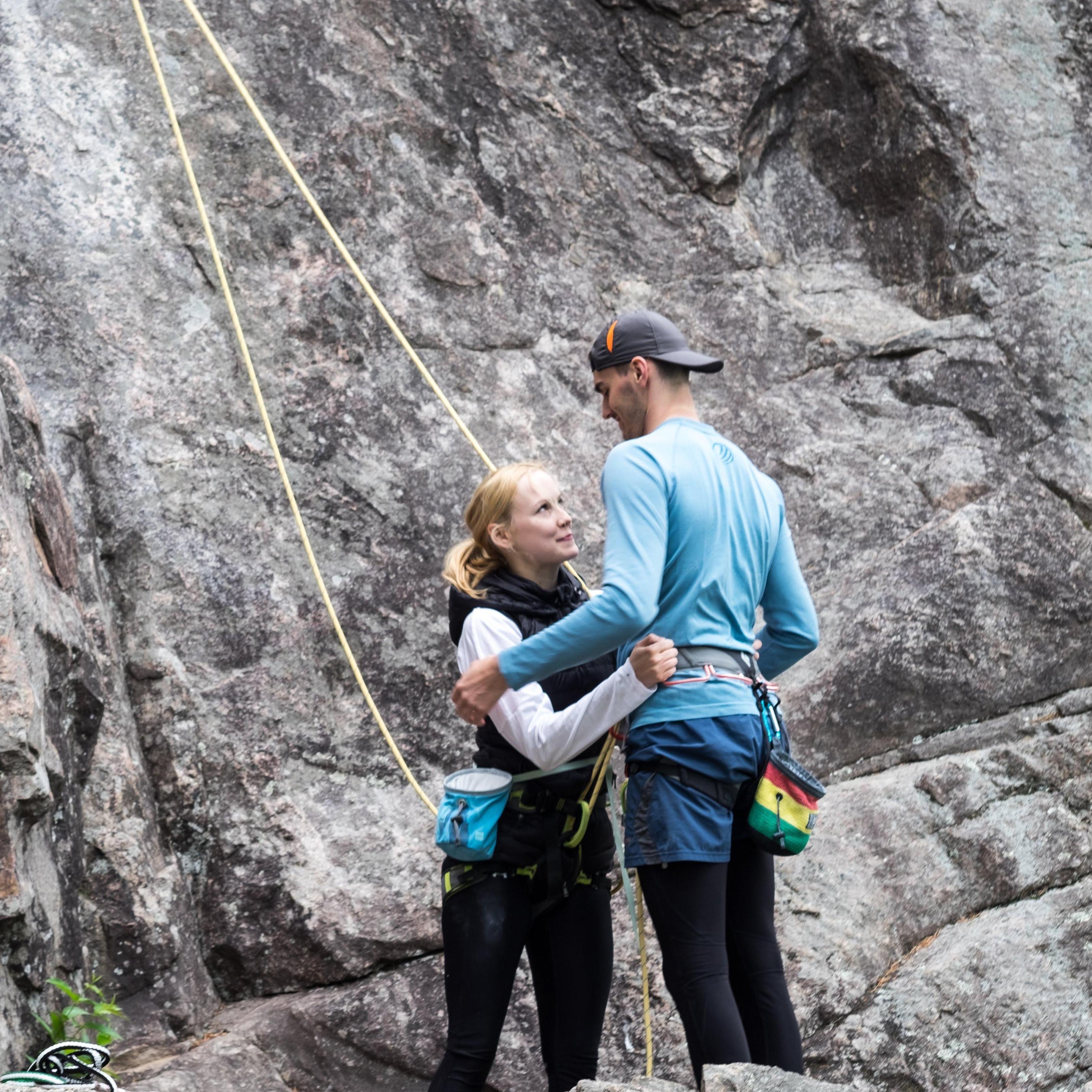 The first time that Trevor introduced Beth to rock climbing and conquering her fear of heights.
-June 13th, 2017-