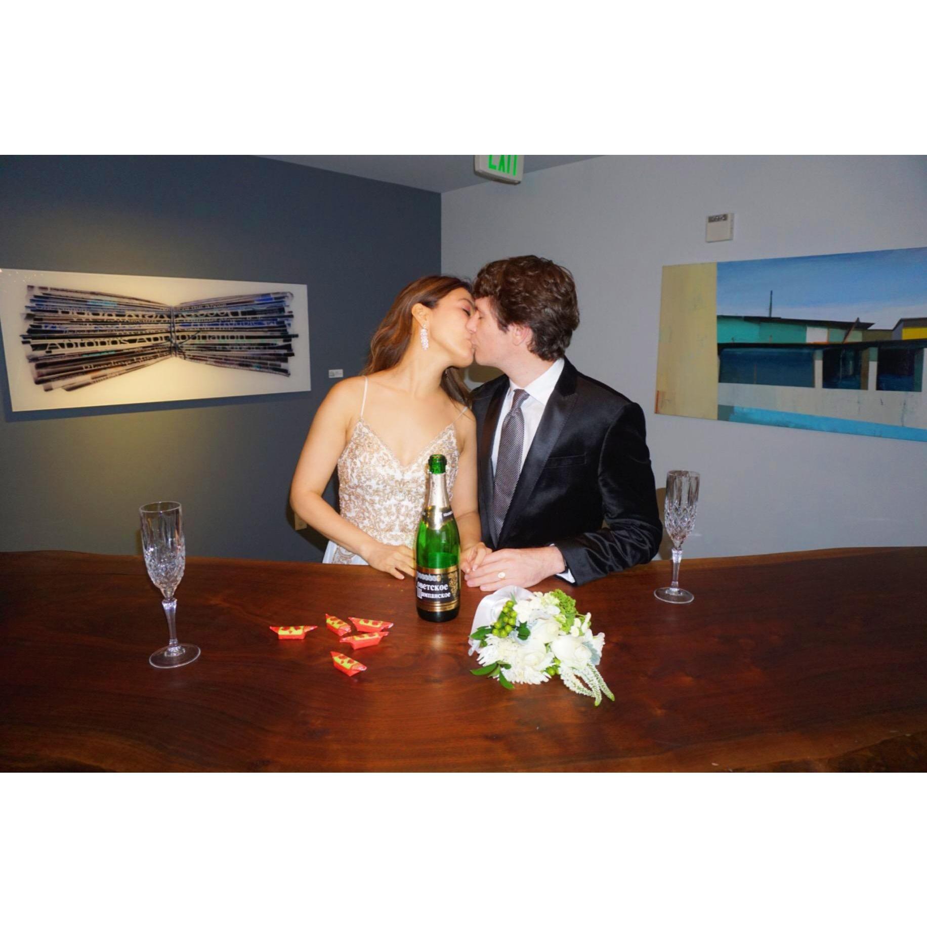 After our civil online marriage in San Francisco, June 5, 2020.
