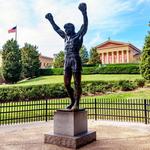 Rocky Statue