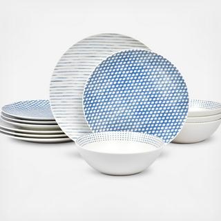 Hammock 12-Piece Dinnerware Set, Service for 4 by Macy's